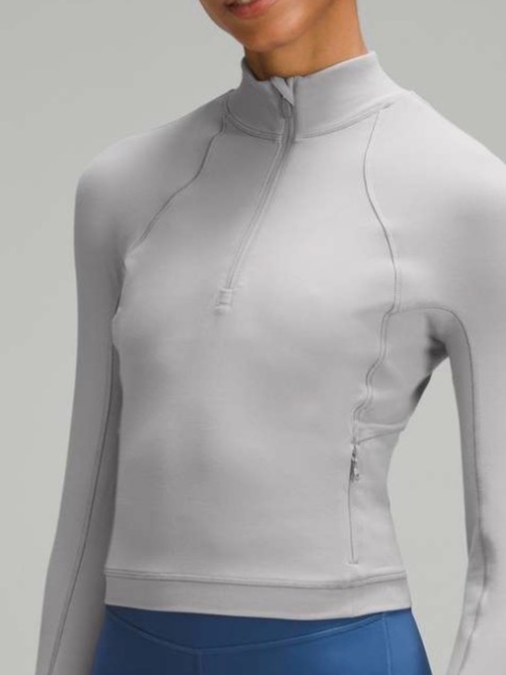 Lululemon Its Rulu Run Cropped Half Zip